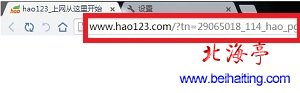 hao123网址后面有一长串字符问题截图