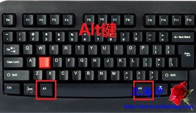 电脑键盘操作技巧之Alt加字母---Alt在键盘上的位置