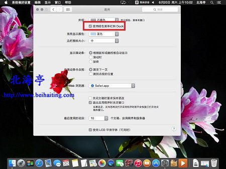 苹果Mac OS深色模式是什么,怎么开启苹果Mac OS X深色模式---通用
