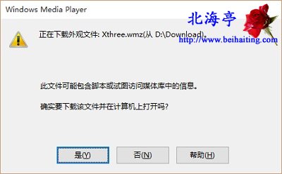 怎么更换/删除Windows Media Player皮肤---确认安装
