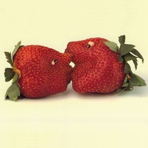 创意水果造型图片:草莓的诱惑4