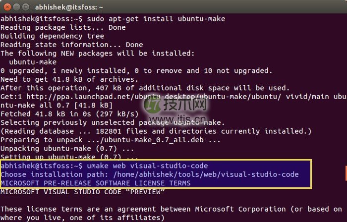 在 Ubuntu 中安装 Visual Studio Code