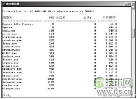 黑客们查看远程电脑windows 7系统进程的简单方法