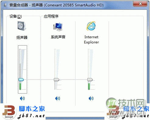 windows 7中音量控制以及设置禁播网页音乐的小技巧