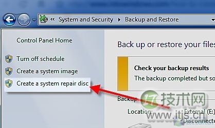 windows 7自带恢复功能创建系统还原盘的图文步骤