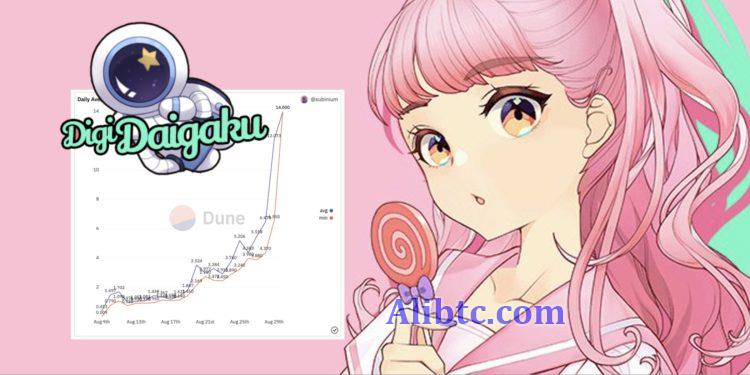 NFT项目DigiDaigaku暴涨登顶Opensea！本周将空投 获2亿美元投资