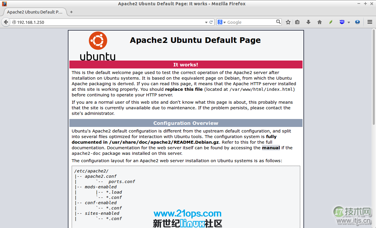 ubuntu 14.04设置Apache虚拟主机的方法