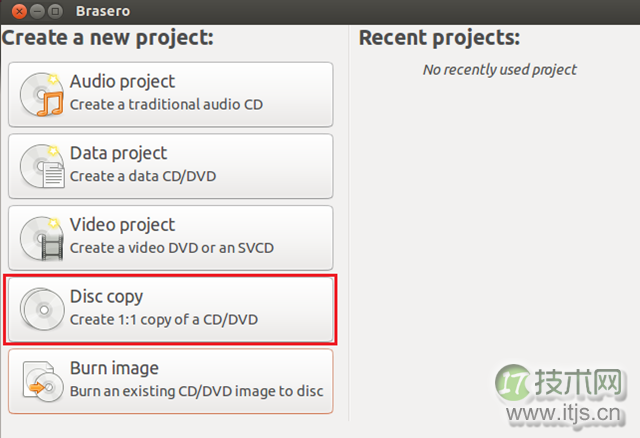 Ubuntu每日小技巧之使用Ubuntu拷贝、刻录CD和DVD光盘