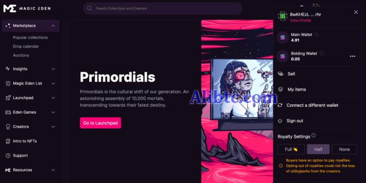 NFT市场Magic Eden转为自选版税!算法艺术QQL交易量暴增540%