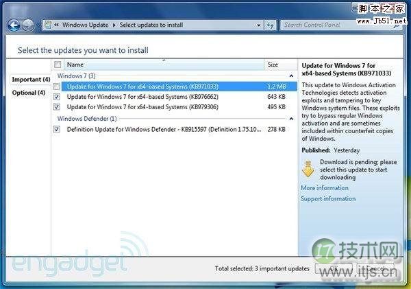 WIndows7 反盗版检测工具已推出