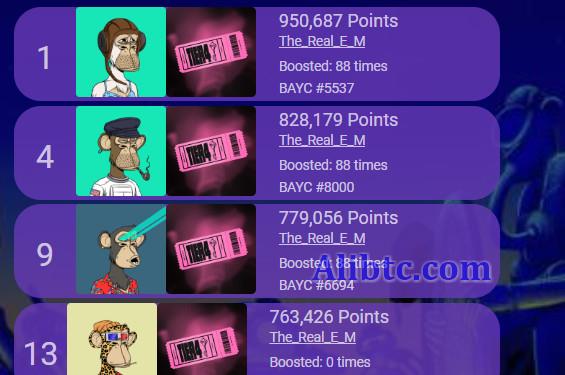 Yuga Labs删除作弊积分!电竞选手重回无聊猿Dookey Dash榜首