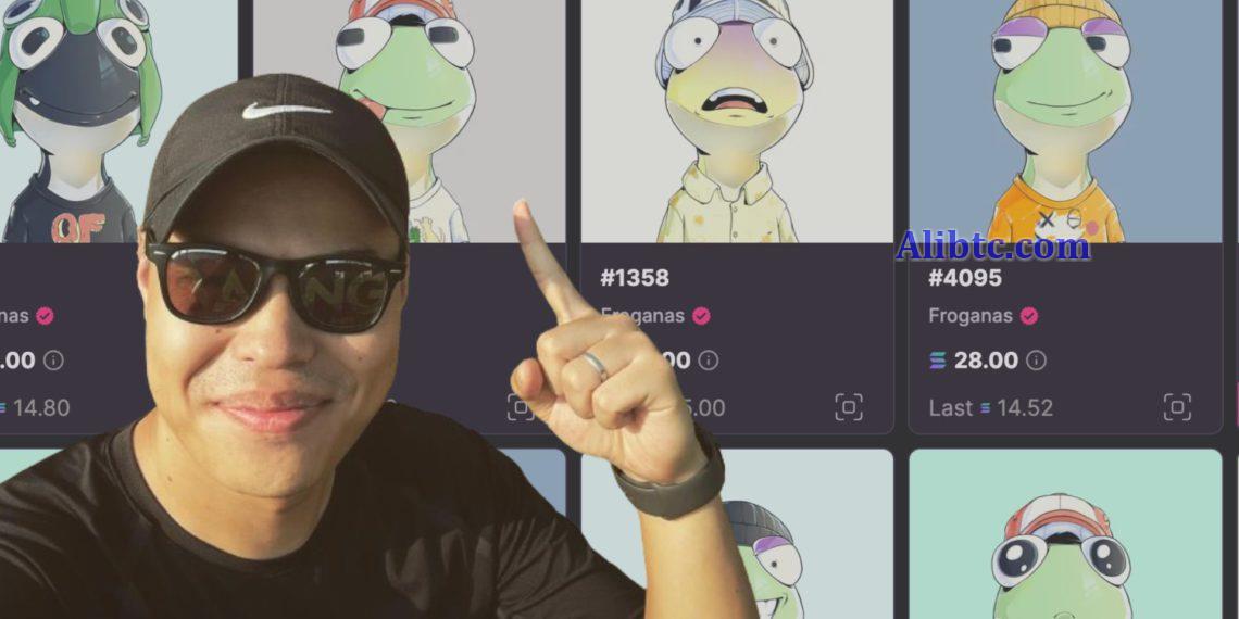 Froganas成Solana最热NFT、地板价涨破15SOL!黄立成、圣结石抢买