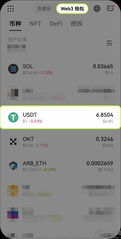 如何在Web3钱包确定数字资产的地址和网络?(欧易APP端/PC端教学)