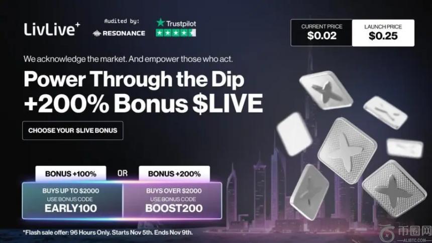 11月加密货币预售焦点:LivLive($LIVE)引领创新浪潮