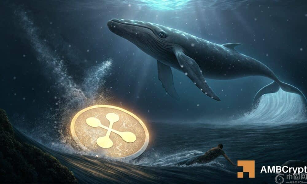 XRP巨鲸抛售90万枚代币——这是更深层次抛售的开始吗？