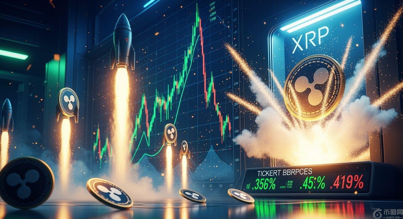 XRP 进入超速状态,将 BNB 挤下第四位