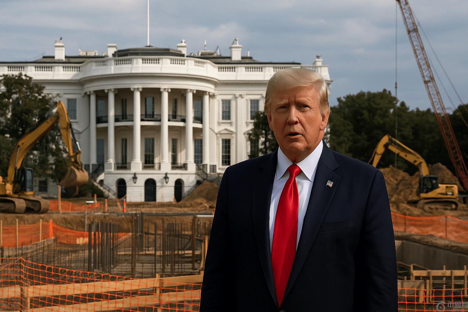 Ripple、Coinbase 和 Tether 支持特朗普斥资 3 亿美元打造奢华白宫宴会厅