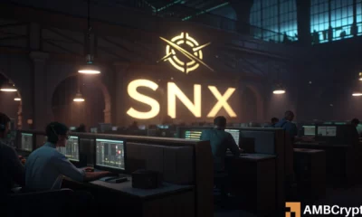 SNX 价格今日为何下跌?获利回吐和多头疲软是罪魁祸首