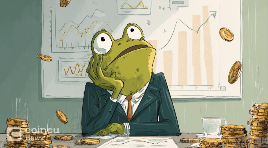 PEPE形成头肩形态,可能跌至0.00000185美元