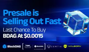 BlockDAG 预售金额超过 4.25 亿美元，已售出超过 270 亿枚代币，市值有望超越 APT、SEI 和 Blur，更快突破 20 亿美元