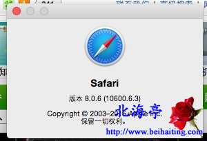 苹果Mac怎么查看Safari浏览器版本