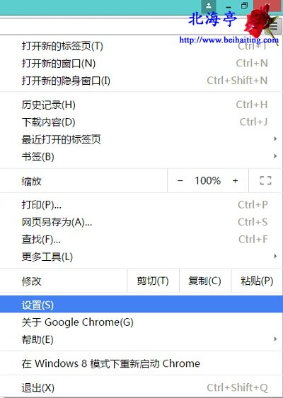Chrome主页按钮在哪里,怎么设置Chrome浏览器显示主页按钮---设置选项