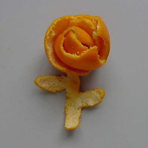桔子皮创意图片500x500分辨率:橘子皮不光能泡水喝5