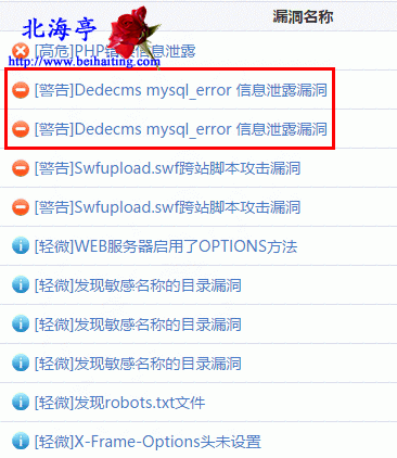 360网站监控提示Dedecms mysql_error信息泄露漏洞怎么办?