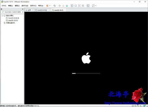 VMware15虚拟机安装Mac OS X 10.15系统图文教程-虚拟机开始安装